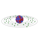 Yttrium Bohr model